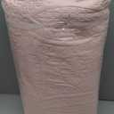 Love's cabin California King Size Quilt Bedding Set Pink Bedspreads - Cal King Summer Lightweight Bedspread Comforter - Coin Pattern Coverlet for All Season - 3 Pieces (1 Quilt, 2 Pillow Shams)