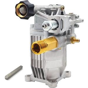 2400-2800PSI Pressure Washer Replacement Pump, 3/4" Shaft Horizontal Pressure Pump Replacement Power Washer Pumps for Power Washer