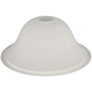 Giluta Small Floor Lamp Glass Shade Replacement Globe -Fitting Opening 1.625" Modern Frosted Style Light Fixture Shade, Height: 4.13 inches, Width: 9.45 inches. Lipless