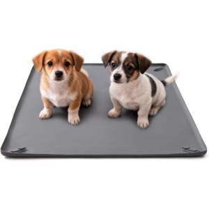 24in x 24in Dog Pee Pad Holder - Leak-Proof Non-Slip Indoor Tray, Fits Standard Puppy Pads, Ideal for Puppy Potty Training (M)
