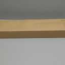 DEZ FURNISHINGS Cordless 2" Faux Wood Blind, 26.5" W x 64" H, Dark Oak