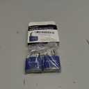 Puroma 2 Pack Keyed Padlock with 3 Keys Alike, 7/8 Inch Locker Lock 40mm Heavy-Duty Locks for Gate Fence Hasp Cabinet Toolbox School Gym Locker (Blue)