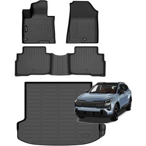 Jenofa-Floor Mats for Kia Sportage 2026 Hybrid All Weather Car Mats Cargo mat Automotive Floor Liner Custom Car Mat for Sportage Accessories