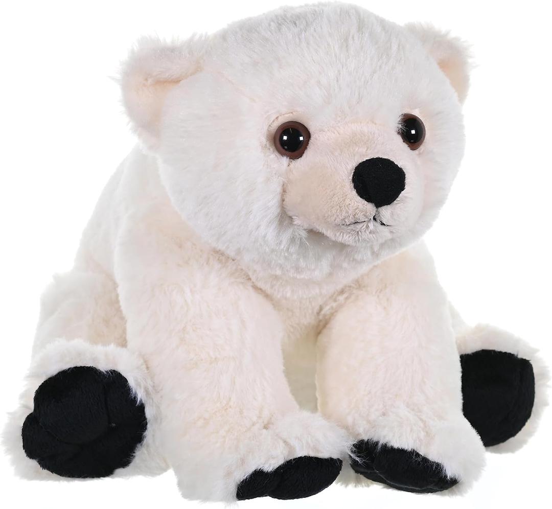 Wild Republic Polar Bear Baby Plush, Stuffed Animal, Plush Toy, Gifts for Kids, Cuddlekins 12 Inches