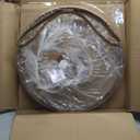 JS NOVA JUNS Modern LED Chandelier 23.6’’ Hanging Pendant Lights Height Adjustable Ceiling Light for Kitchen Island Entryway Dinning Living Room Bedroom Foyer, Bronze