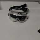 Kids Safety Goggles, Toddler Safety Glasses With UV Anti-Fog,Clear Lens Glasses Cleaning Cloth Included (White+black)