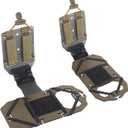 90 Degree Rotation Tactical Plate Carrier Vest Attachments Universal Phone Chest Mount for Larger Screen Size 4.7"-7.8" Molle Accessories Foldable Navigation Adjustable Phone Holder Board (Tan)