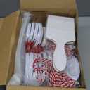 Skyygemm 24 Sets Valentines Day Gifts for Kids Valentines Cards Mini Painting Canvas Panel with Wooden Easel Watercolor Paints Brush Kit for School Classroom Exchange Gifts(Dinosaur)