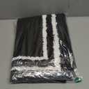 Uphome Bath Mat for Bathroom, 18x26 Modern Black Bathroom Rug Non Slip Machine Washable, Soft Plush Microfiber Absorbent Bathroom Mat for Tub, Shower, Floor, Sink