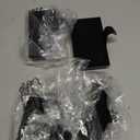 Zhengmy 4 Pcs Christmas Stocking Holders for Mantle Weighted Stocking Holder Fireplace Hangers for Xmas Holiday Party Decoration (Black)