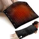 18" x 33" Large Heating Pad for Back, FSA Eligible, CooCoCo XXXL Heated Pad for Period Cramps, Heat Pad for Neck & Shoulder, 6 Heat Settings, Auto Off, Moist Heat