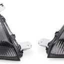 Areyourshop Front Turn Signals For Lens for Kawasaki ZX14R 2006-2010, ZX10R 2006-2007, ZX636/ZX6R 2005-2010, Ninja 650F 2006-2008, Concours 2008-2010 (Smoke)