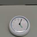 OSTAR Waterproof Bathroom Shower Clock, Analog Quartz Clock Hanging Stand Dual Purpose, One AA Battery Operated 4.72 inch Round Size (Blue)