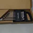 Amazon Basics Ratcheting Combination Wrench Set - Metric, 7-Piece