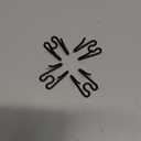 Dog Collar Extra Links Designed for Training Collars (4 Pack) Steel Chrome Plated Dog Training Collar Links (2.25mm, Black)