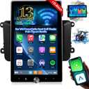 [2+64G] 10.4 Inch Vertical Rotate Touchscreen Android Radio for VW Passat Jetta Seat Golf Skoda Polo Tiguan Beetle with Wireless CarPlay & Android Auto, WiFi, GPS, Mirror Link, SWC + AHD Backup Camera