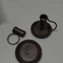 Matte Black Iron Candle Holder with Handle 2 Pcs Taper Candle Sticks Holder Decor Farmhouse Candlestick Holders for Home Wedding Party Dinning Table Centerpiece