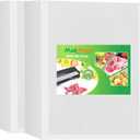 MakMeFre 200 Plus Gallon Size 12" x 16" Vacuum Sealer Bags with BPA Free and Heavy Duty,Great for Food Storage Vaccume Sealer PreCut Bag