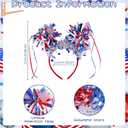 4th of July Tutu Set Independence Day Costume Red White and Blue Tutu Patriotic Costume Accessories Halloween Cosplay Party