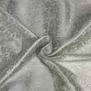 Brocade Fabric White x Silver Color 44" Wide BRO649[2]