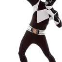 Morphsuits Black Power Ranger Costume Adult Men, Power Ranger Costume Adult, Funny Costumes for Adults (Large)
