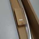 Curved Shower Curtain Rod for Bathroom, 40-72 Inches Adjustable Curved Shower Rod, 0.9MM Rustproof Shower Curtain Rod with Rotating Brackets for Extra Shower Space, Need To Drill, Brush Nickel