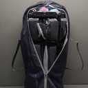 Pamo Babe Portable Crib Baby Playpen with Mattress and Carry Bag Grey