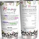 Mommy Valentines Gift for Mom Cups Tumbler 20oz, Mommy Tumbler for Holiday or Halloween, Moms Birthday Gift Ideas, Mothers Day Tumblers for Mom from Daughter, Funny Tumblers for Women or Wife