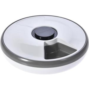 Amazon Basics Automatic Pet Feeder with Cooling Pack, 31.5 x 31.5 x 8.3cm, White