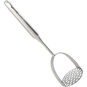 Potato Masher Stainless Steel, Best Mashed Potatoes Masher Kitchen Tool, Potato Smasher For Potatoe, Avocado, Sweet Potato, Beans, Large Heavy Duty Metal Mashing Utensil, 12.5 Inch