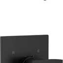 Replacement for Delta 13/14 Series Shower Handle Trim Kit with Shower Arm and Flange, Compatible with Delta R10000 Valve, Matte Black (Cartridge and Valve Not Included)