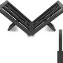 Firewood Rack Outdoor, 29 inch, Indoor Firewood Storage Holder, Log Holders for Firewood, Black Amazon's Choice