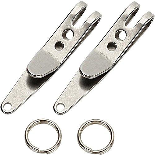 Multi-Purpose Pocket Clip Key Ring Holder Key Chain Belt Clip Key Accessory Quickdraw Hanger Holder Outdoor Sports Tool (E)