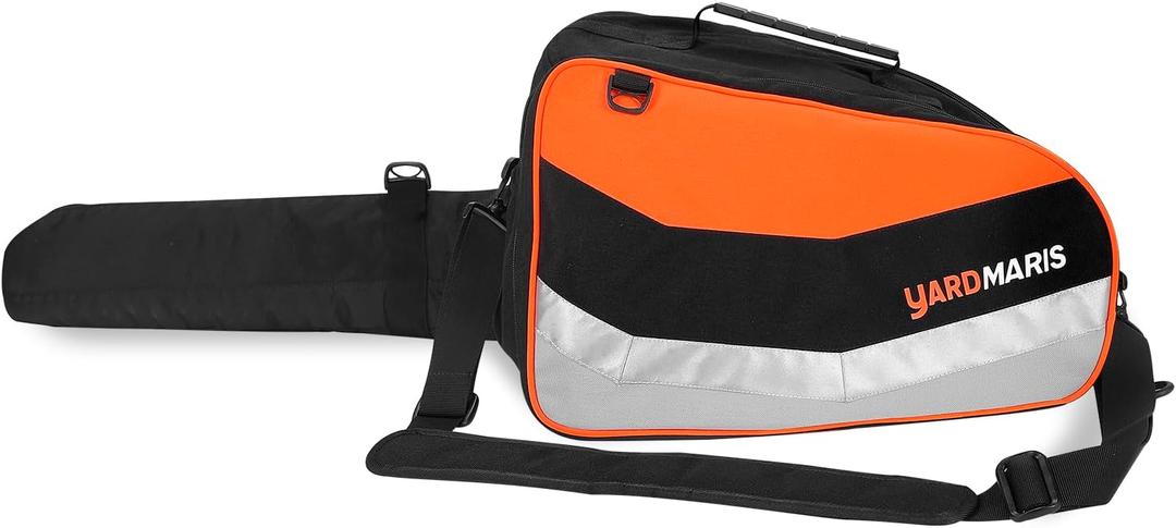 YARADMARIS Chainsaw Case, Full Protective Chainsaw Storage Bag, Foldable Chainsaw Holder, Compatible with Stihl/Husqvarna 16"/18"/20" Chain saws