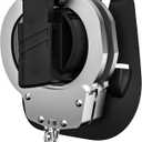 Open Top Handcuff Holster Fits Hinged and Chain Cuffs, Law Enforcement Holder for Duty Belt, Polymer Belt Clip Case With Quick Release, Black (Not Fit ASP)