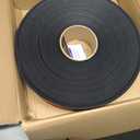 Vinyl Wall Base Baseboard Molding Trim 4" Flexible Self Adhesive Rubber Wall Base Moulding Trim Peel and Stick Design, 4 Inch x 200 Feet, Black Stone Grain