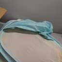 HONOMA Sturdy Mesh Laundry Hamper Basket Bag,Pop up Basket with Side Pocket for Laundry Room, Bathroom, Kids Room, College Dorm or Travel (Pop Horizontal, Emerald)