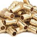 LTWFITTING Brass Barb Tee Fitting 3/8-Inch ID Hose for Water Fuel Boat(Pack of 20)