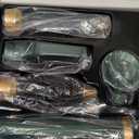 5 in 1 Blow Dryer Brush, Upgrade Hair Dryer Brush Set Negative Ion Air Styler Curling Wrap Air Curler, Hot Air Brush Curling Iron Hair Styling Tools As A Gift for Straight/Curl/Dry/Smooth (Gold)