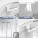 Upgrade Bidet Attachment for Toilet Seat, Adjustable Angle Dual Nozzle, Self-Cleaning, Non-Electric Bidet Attachment for Rear & Feminine Wash, Controllable Fresh Cold Water Pressure