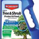 BioAdvanced 12 Month Tree and Shrub Protect and Feed II, Granules, 4 lb, Tree Fertilizer & Outdoor Insect Killer