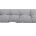 Grey Outdoor Bench Cushion Patio Furniture Chair Cushion Tufted Lounger Seat Cushions for Patio Garden, Size 3' X 16"