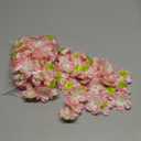 FagusHome Silk Hydrangea Heads Artificial Flowers Only Heads No Stems Fake Hydrangea Flowers for Home Wedding Decor No Stems (Pink White)