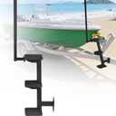 Triple Step Bass Boat Trailer Steps with Safety Handle, Non-Slip Surface, Fit for Universal Bass Boat, 400 lbs. Load Capacity (3 Steps)