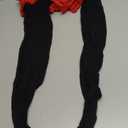 Neoviancia Plus Size Thigh High Stockings Women Sheer Lace Top Stay Up Pantyhose 55D Lingerie Thigh Highs