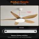 24 inch Ceiling Fan Downrod with Extension Cord, 2-Foot White Ceiling Fan Extension Rod, 1-inch OD, Ceiling fan Downrod for Various Fans (White, Not Threaded)