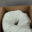 Bedsure Oversized Queen Comforter Set, Ivory Soft Prewashed Bedding for All Seasons, 3 Pieces GentleSoft Bed Set, 1 Lightweight Comforter (98"x98") and 2 Pillowcases (20"x26")