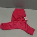 Dog Pajamas Small Sized Dogs Boy Girl Small Dog Sweater Fleece Puppy Clothes Jammies Doggie Pjs Chihuahua Fall Winter Warm Pet Onesies Jumpsuit Clothing Male Female, XS, Rose