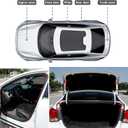 52.5Ft Car Door Seal,Thickened Rubber Automotive Weather Stripping for Hoods,Trunks,Windows,Universal Soundproof Car Weather Stripping Car Accessories for Most Car,Truck,SUV (52.5Ft)