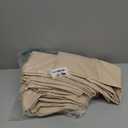 Kochorie 4 Pieces Cocktail Table Skirt Round Cocktail Table Covers 32 x 43 Inch Spandex Stretch High Top Table Cloth for Wedding Table Bar Banquet Party Supplies (Champagne)